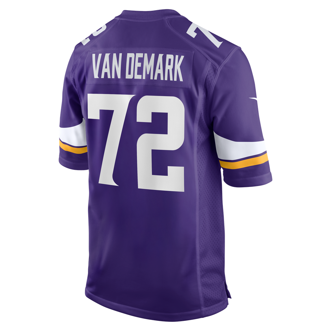 Ryan Van Demark Minnesota Vikings Nike Team Game Jersey -  Purple