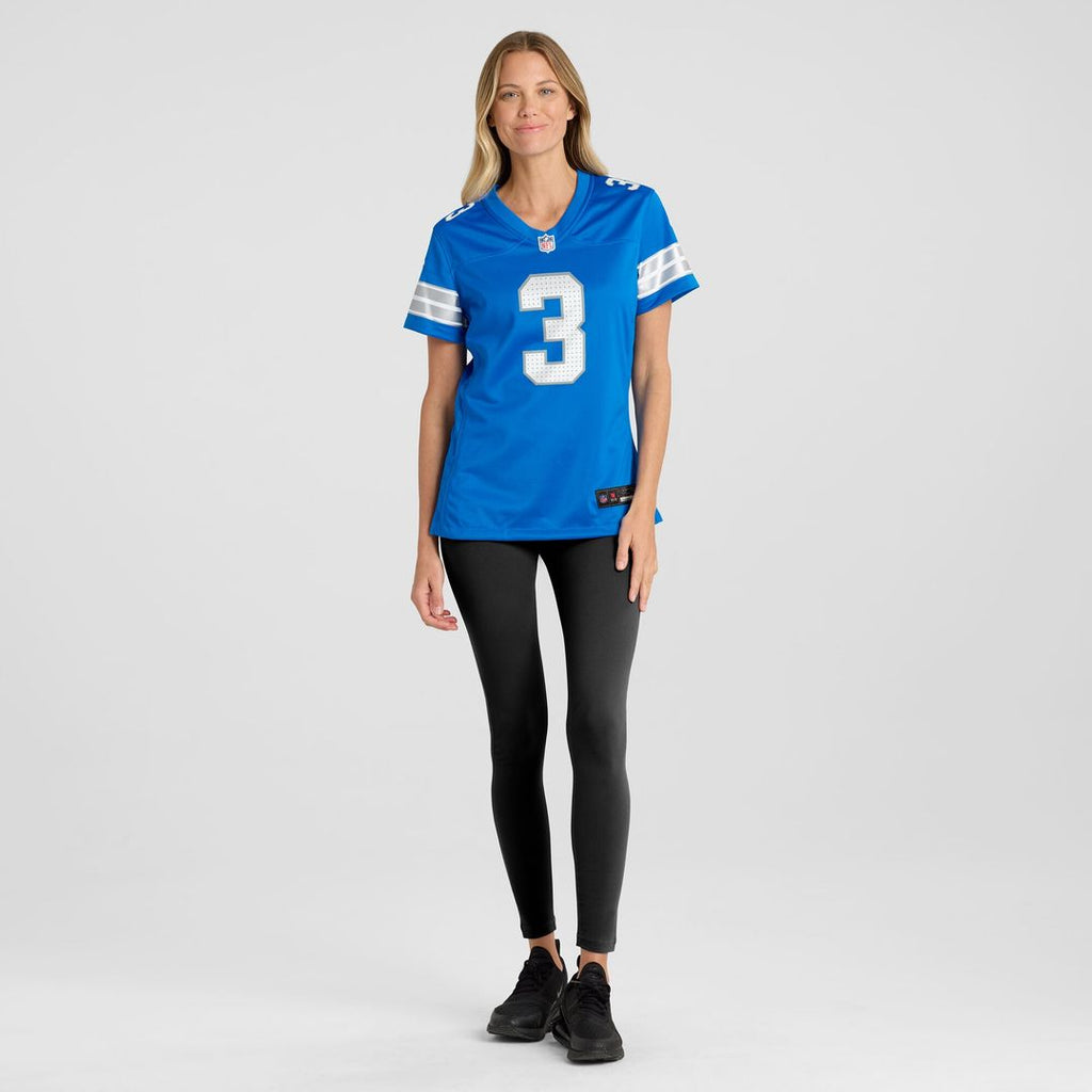 Jack Fox Detroit Lions Nike Women's Team Game Jersey -  Blue