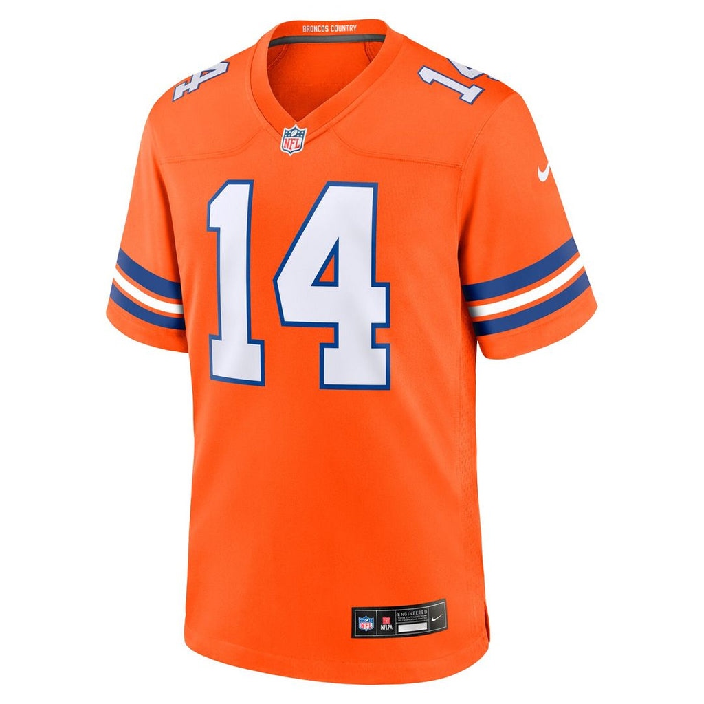Courtland Sutton Denver Broncos Nike Alternate Game Jersey - Orange