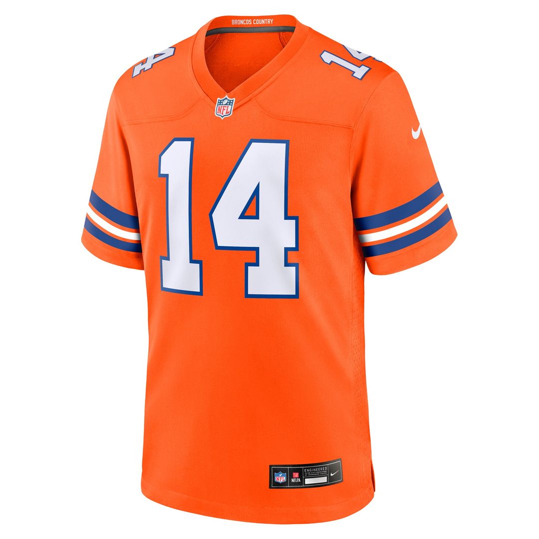Courtland Sutton Denver Broncos Nike Alternate Game Jersey - Orange