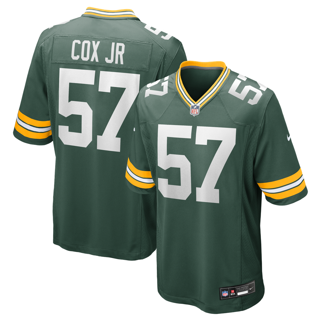 Brenton Cox Jr. Green Bay Packers Nike  Game Jersey -  Green