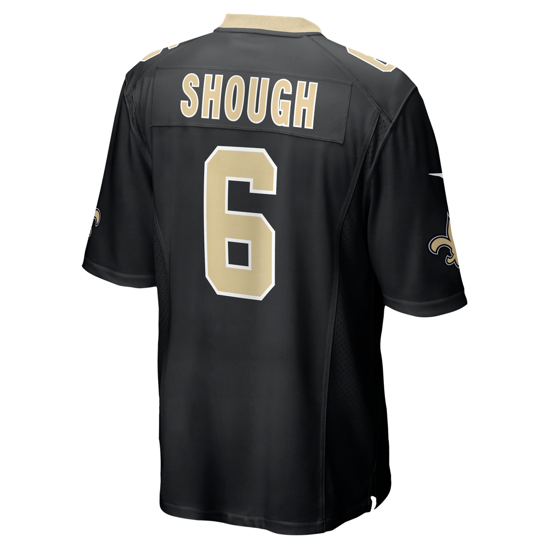 Tyler Shough New Orleans Saints Nike Game Jersey - Black