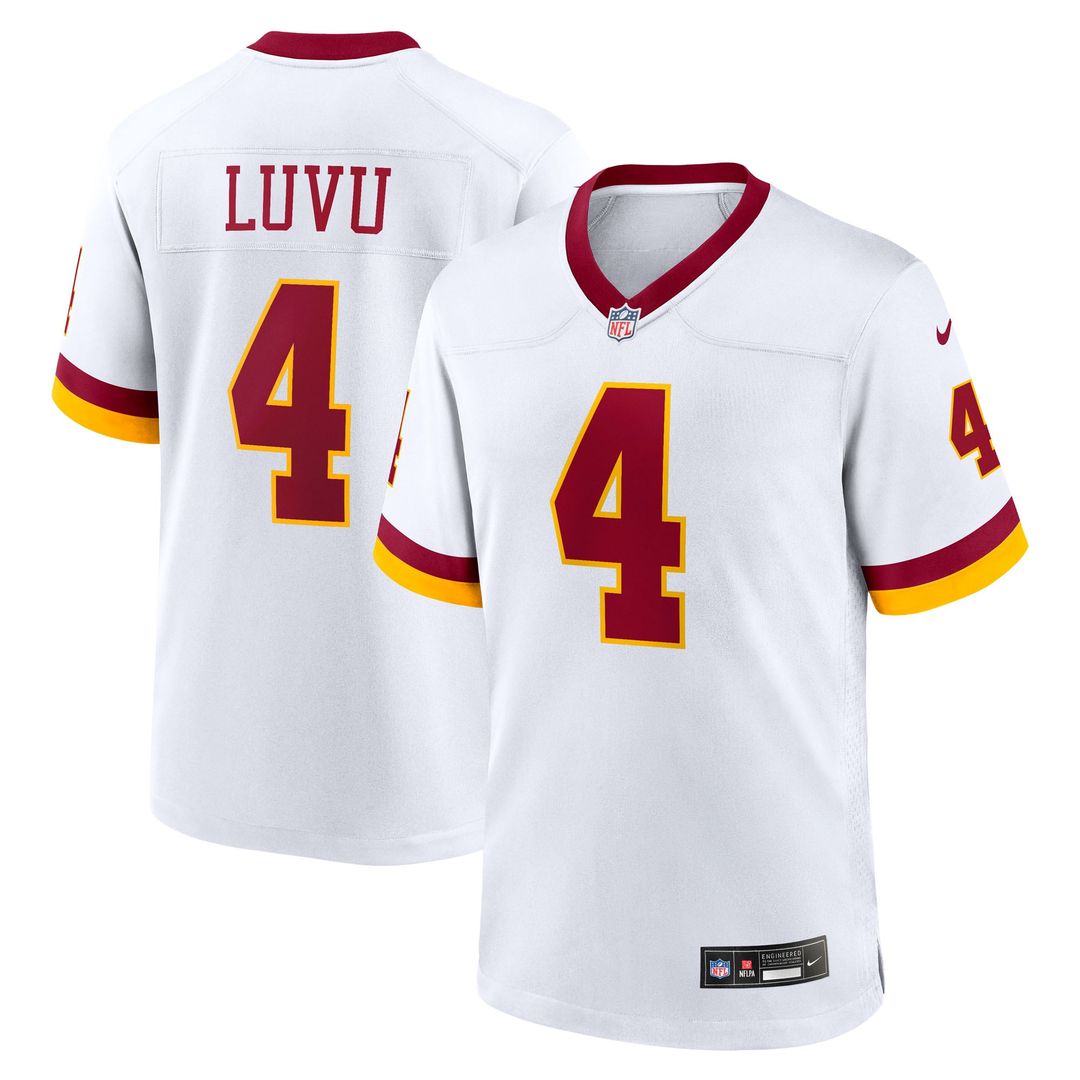 Frankie Luvu Washington Commanders Nike Game Super Bowl Era Jersey - White