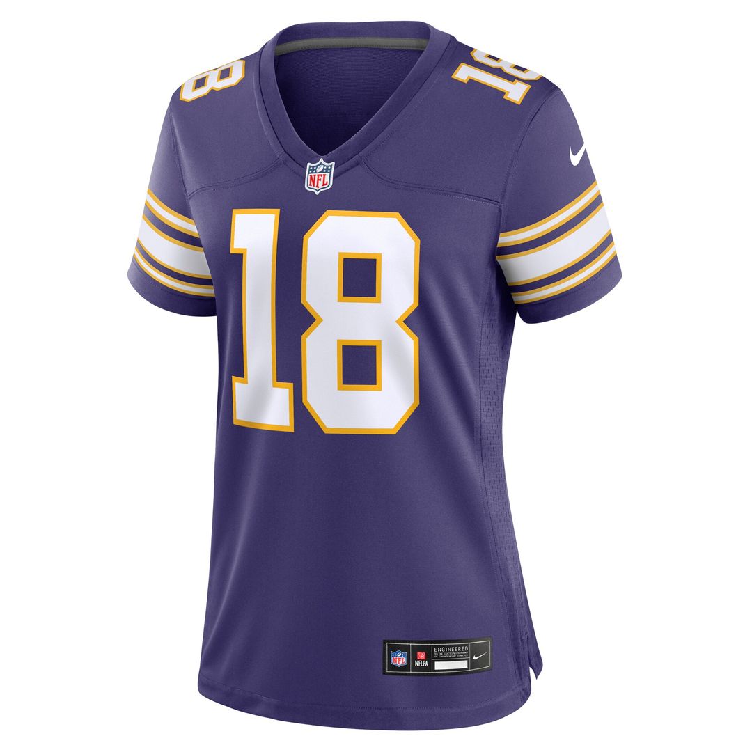 Justin Jefferson Minnesota Vikings Nike Women's Alternate Game Player Jersey - White