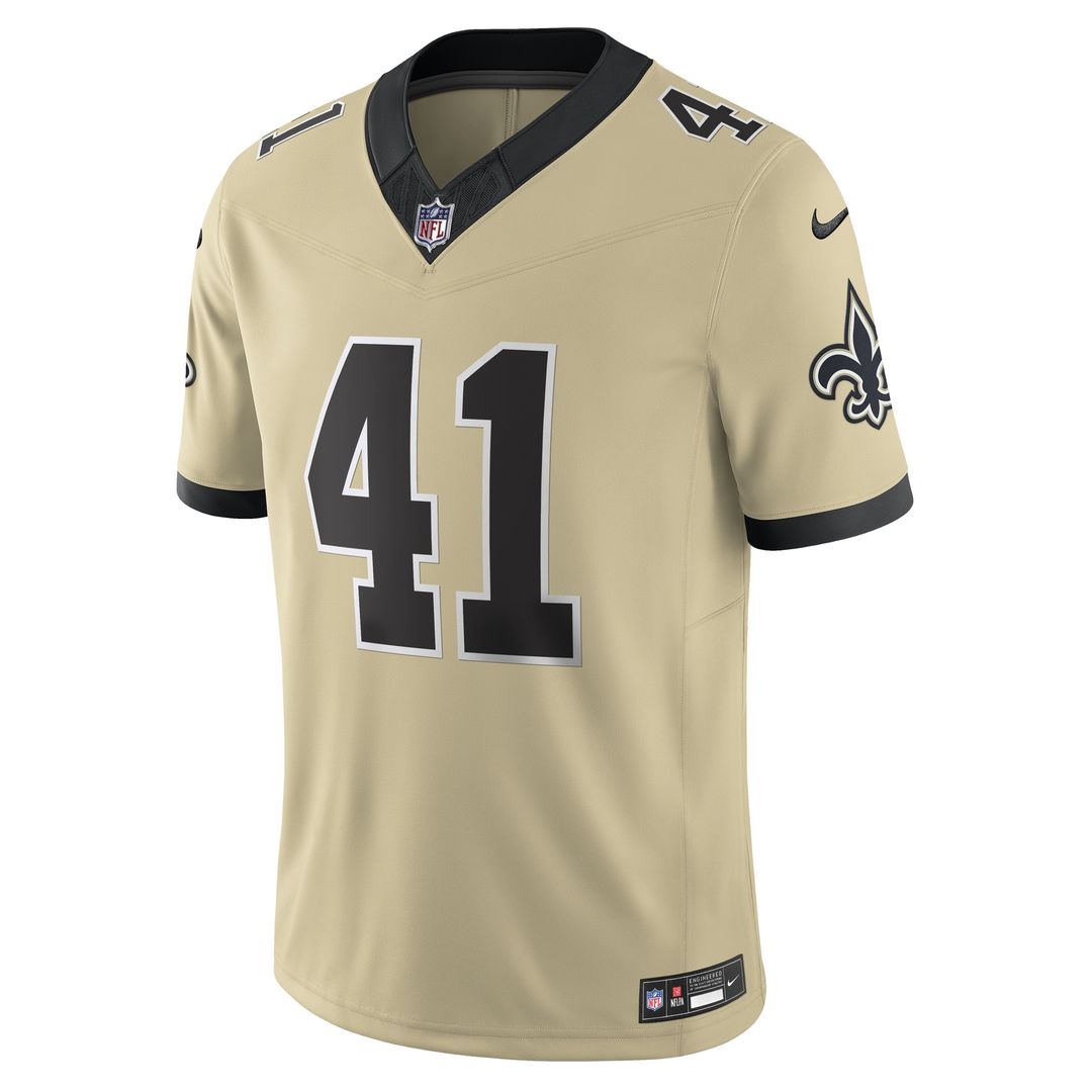 Alvin Kamara New Orleans Saints Nike Alternate Vapor F.U.S.E. Limited Jersey - White