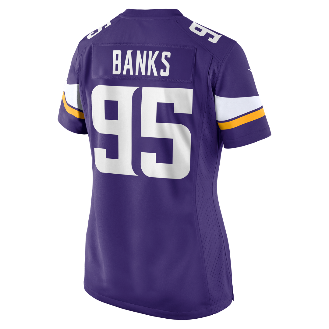 Caleb Banks Minnesota Vikings Nike Women's Team Game Jersey -  Purple