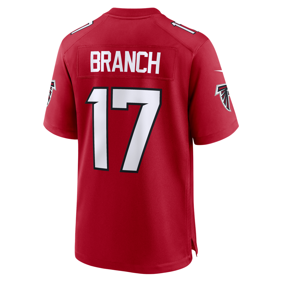 Zachariah Branch Atlanta Falcons Nike Team Game Jersey - Red