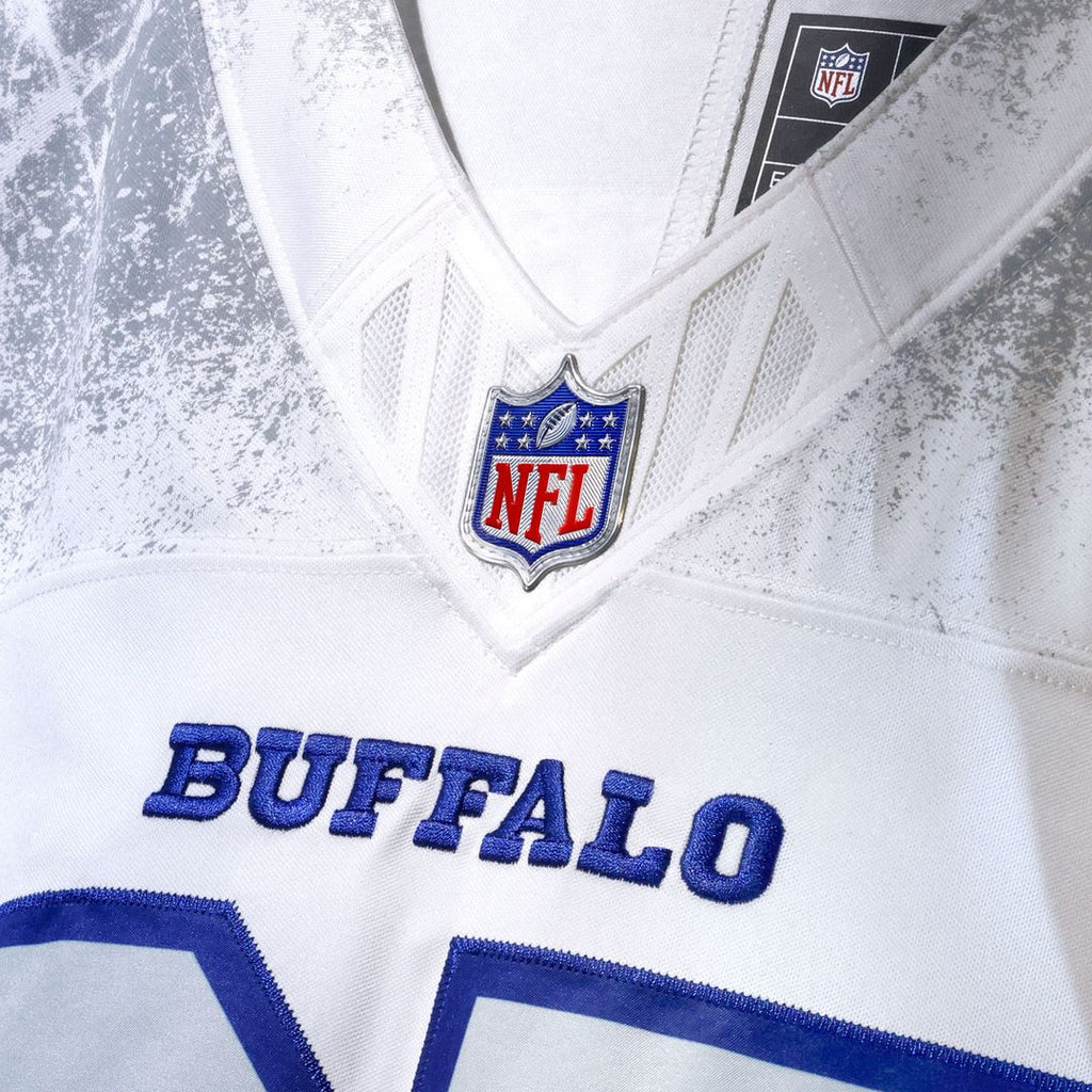 Keon Coleman Buffalo Bills Nike 2025 Rivalries Collection Stitched Limited Jersey - White