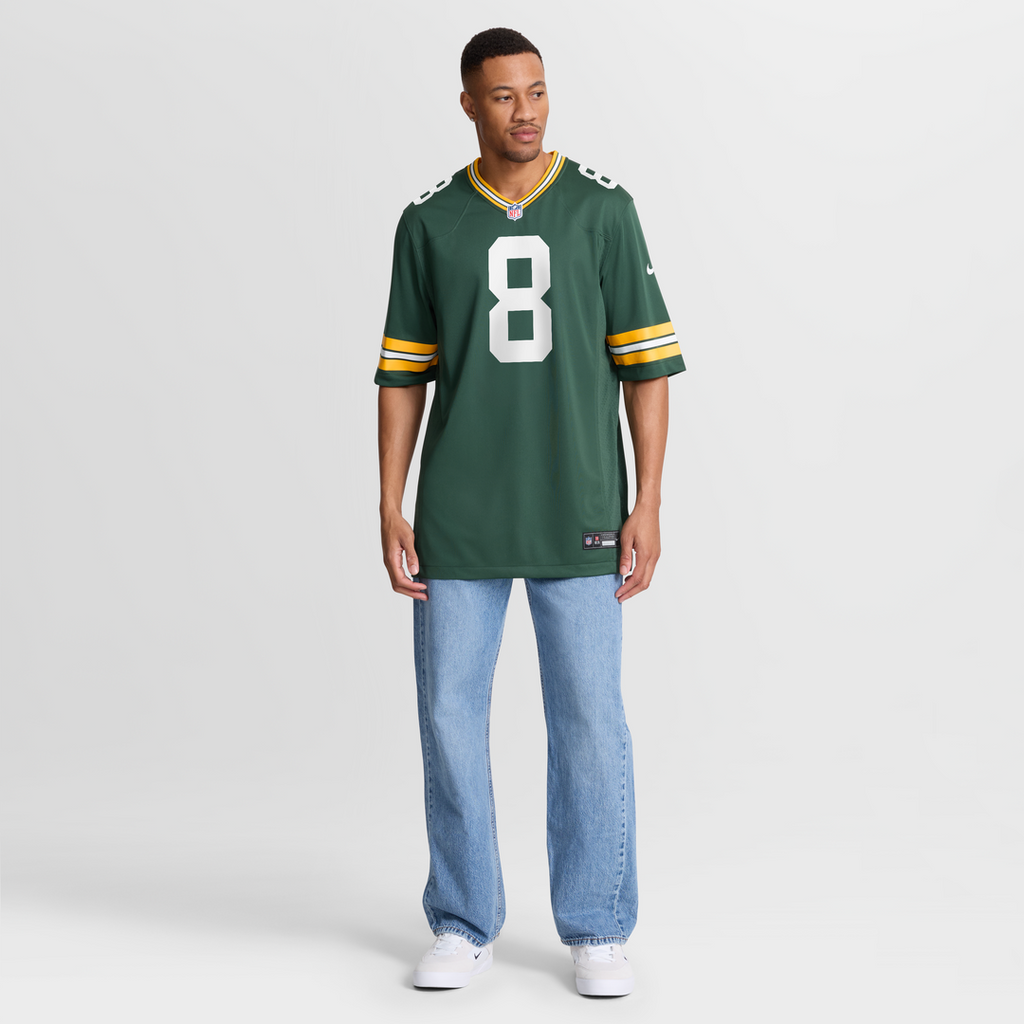 Josh Jacobs Green Bay Packers Nike Team Game Jersey -  Green