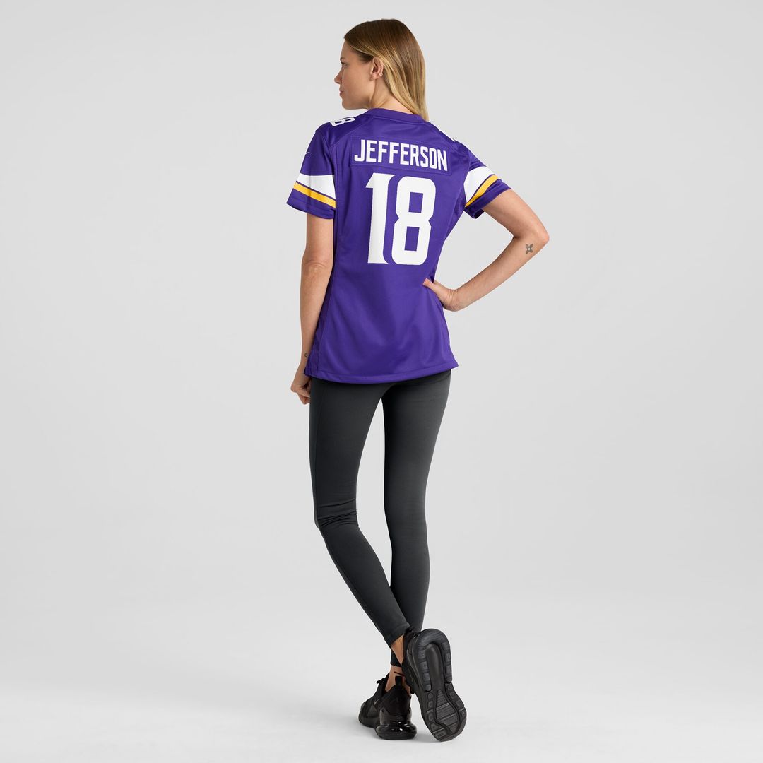 Justin Jefferson Minnesota Vikings Nike Women's Game Jersey - Purple