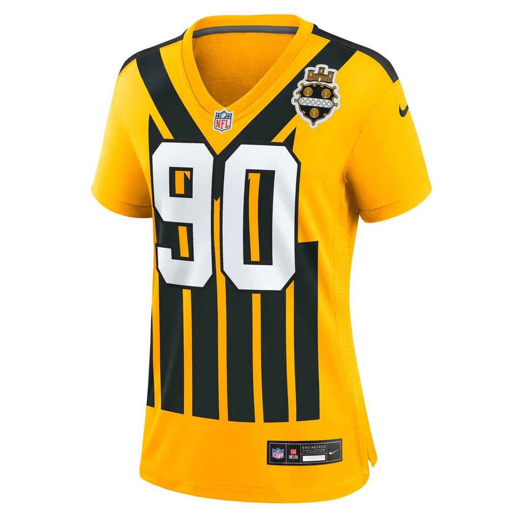 T.J. Watt Pittsburgh Steelers Nike Women's Game Jersey - Black