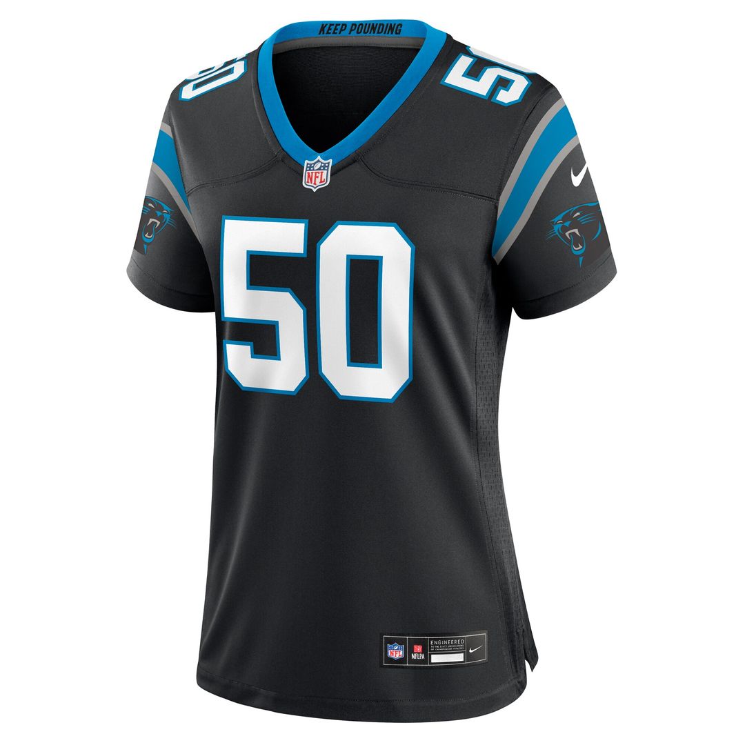 Robert Hunt Carolina Panthers Nike Women's  Game Jersey -  Black