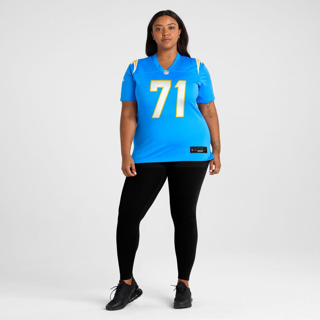 Jordan McFadden Los Angeles Chargers Nike Women's Team Game Jersey - Powder Blue