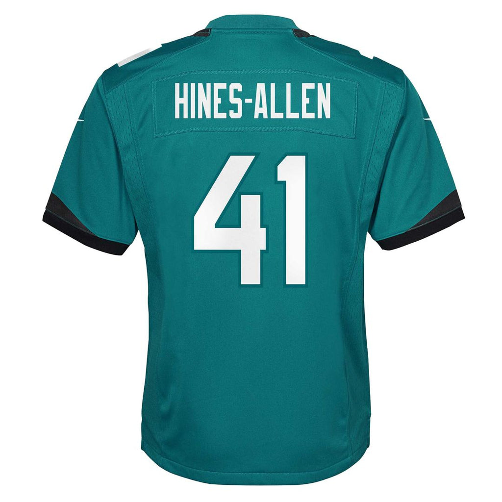 Josh Hines-Allen Jacksonville Jaguars Nike Youth Game Jersey - Teal