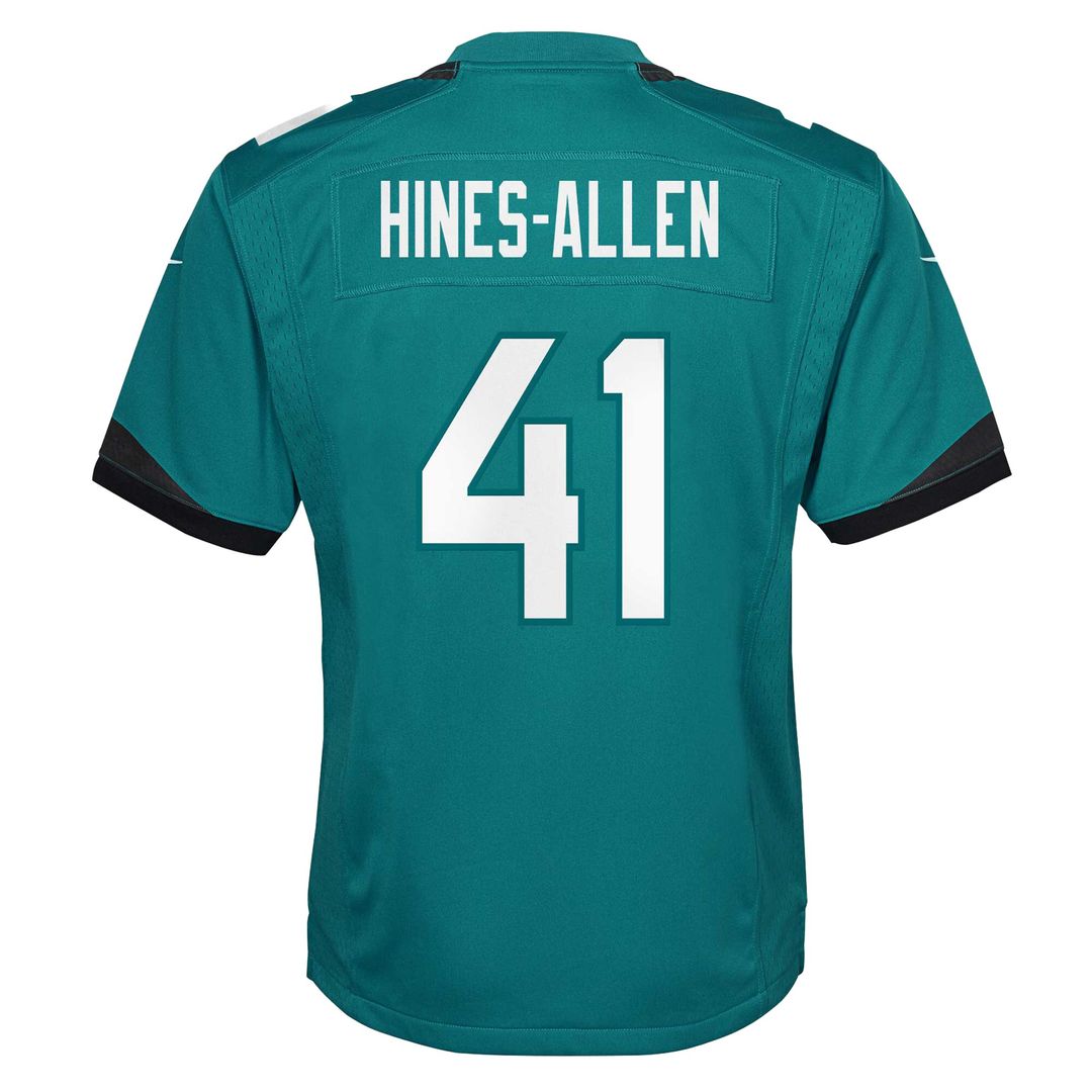 Josh Hines-Allen Jacksonville Jaguars Nike Youth Game Jersey - Teal