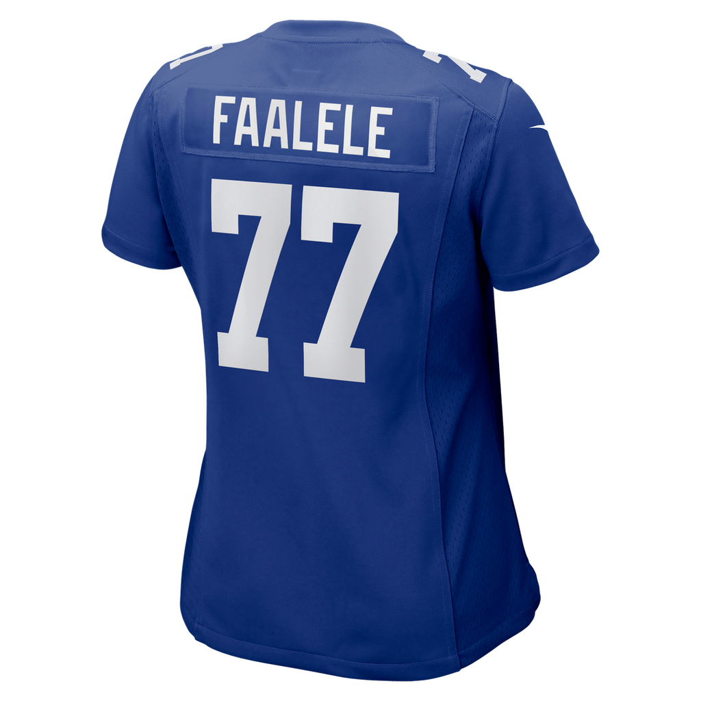 Daniel Faalele New York Giants Nike Women's Team Game Jersey - Royal