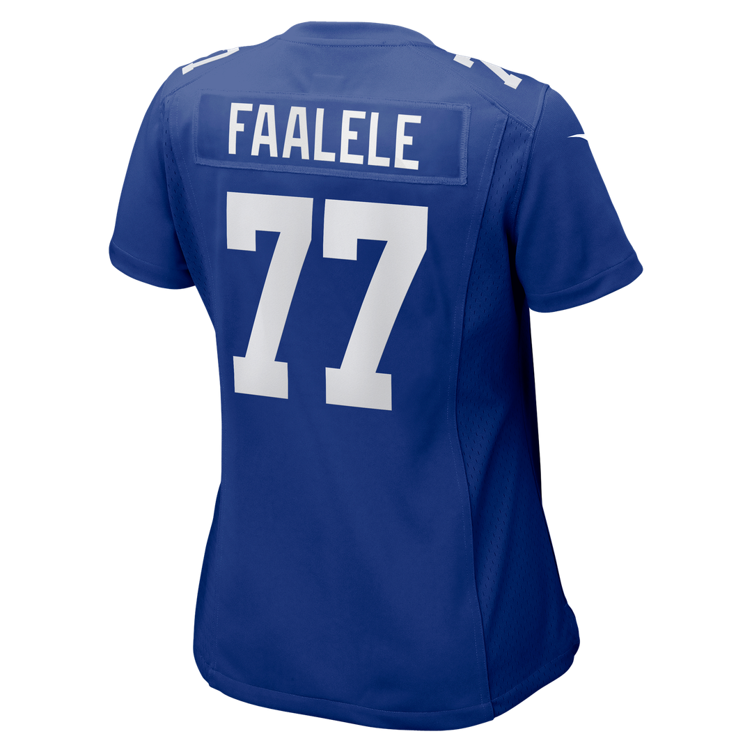 Daniel Faalele New York Giants Nike Women's Team Game Jersey - Royal