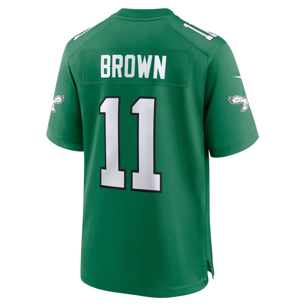 A.J. Brown Philadelphia Eagles Nike Alternate Game Player Jersey - Kelly Green