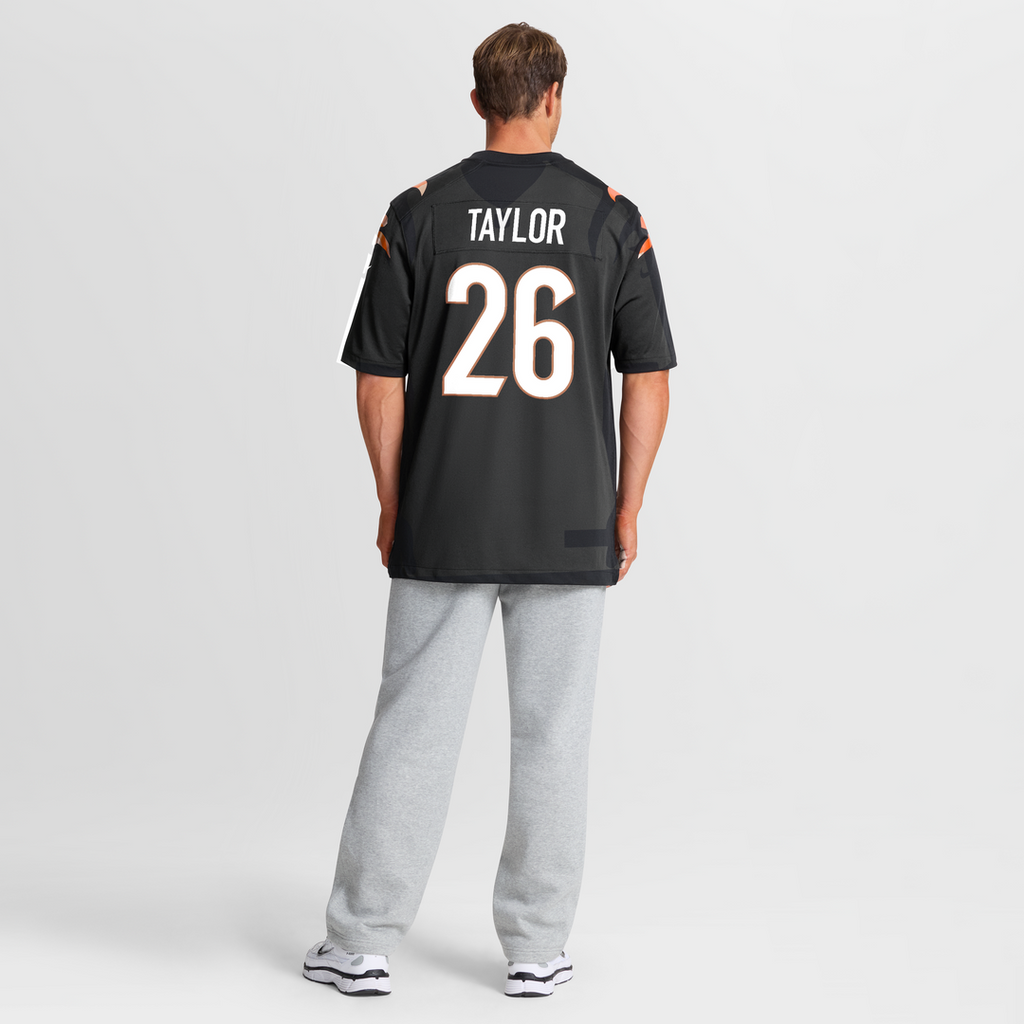 Ja'Sir Taylor Cincinnati Bengals Nike Team Game Jersey -  Black