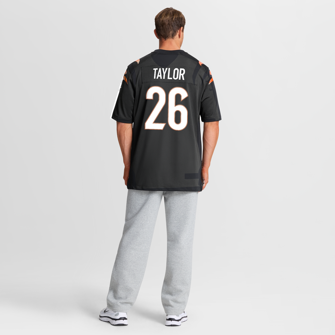 Ja'Sir Taylor Cincinnati Bengals Nike Team Game Jersey -  Black