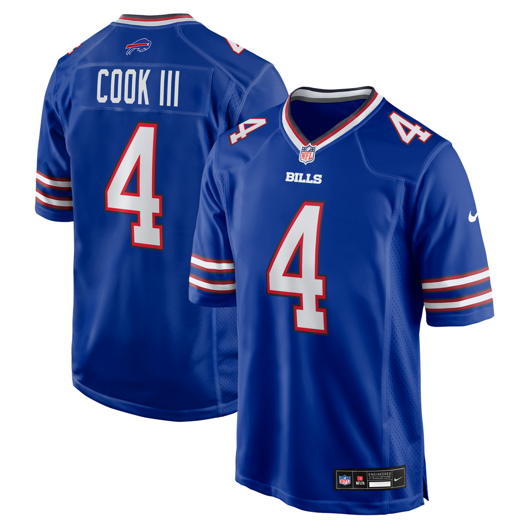 James Cook III Buffalo Bills Nike Team Game Jersey -  Royal