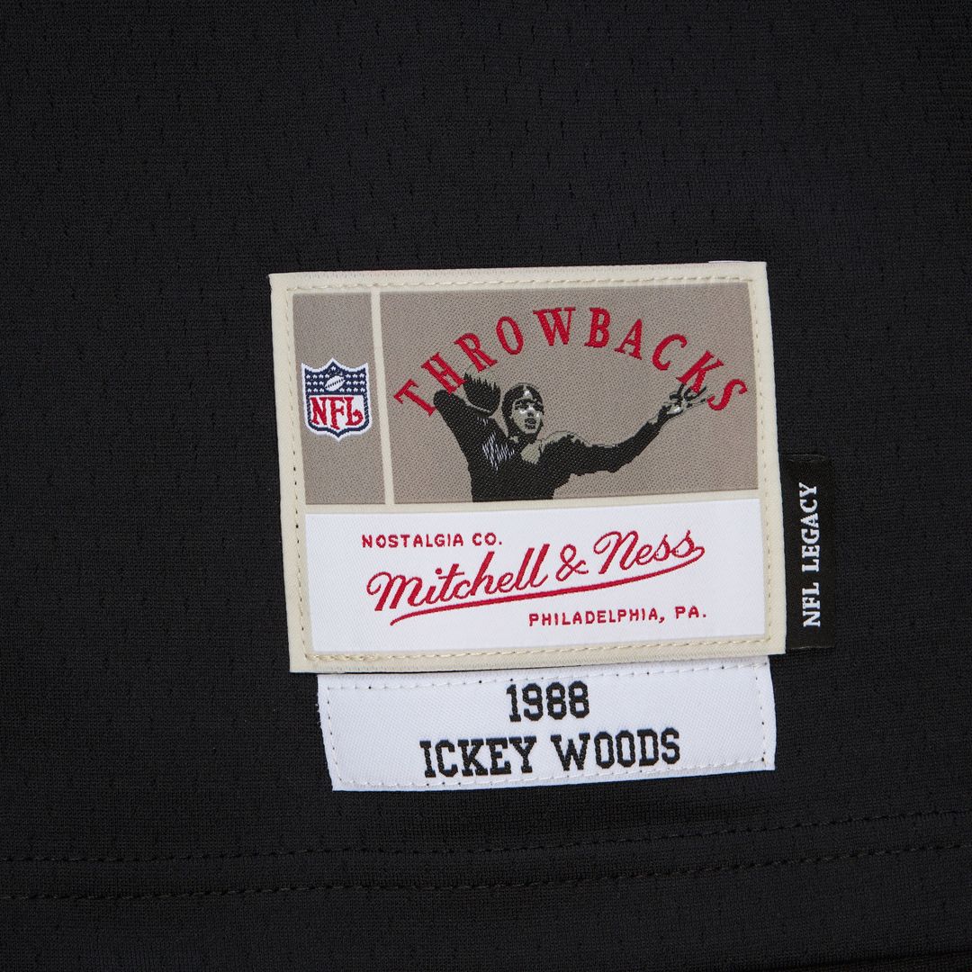 Ickey Woods Cincinnati Bengals Mitchell & Ness 1988 Legacy Replica Jersey - Black