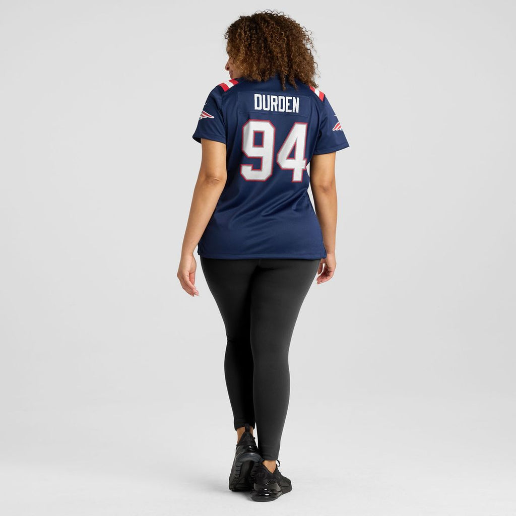 Cory Durden New England Patriots Nike Women's Team Game Jersey -  Navy