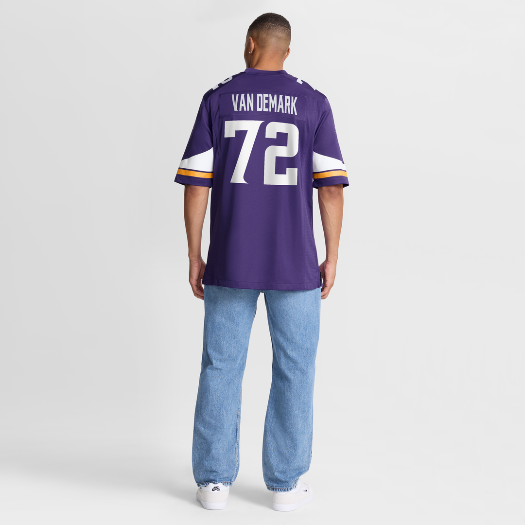 Ryan Van Demark Minnesota Vikings Nike Team Game Jersey -  Purple