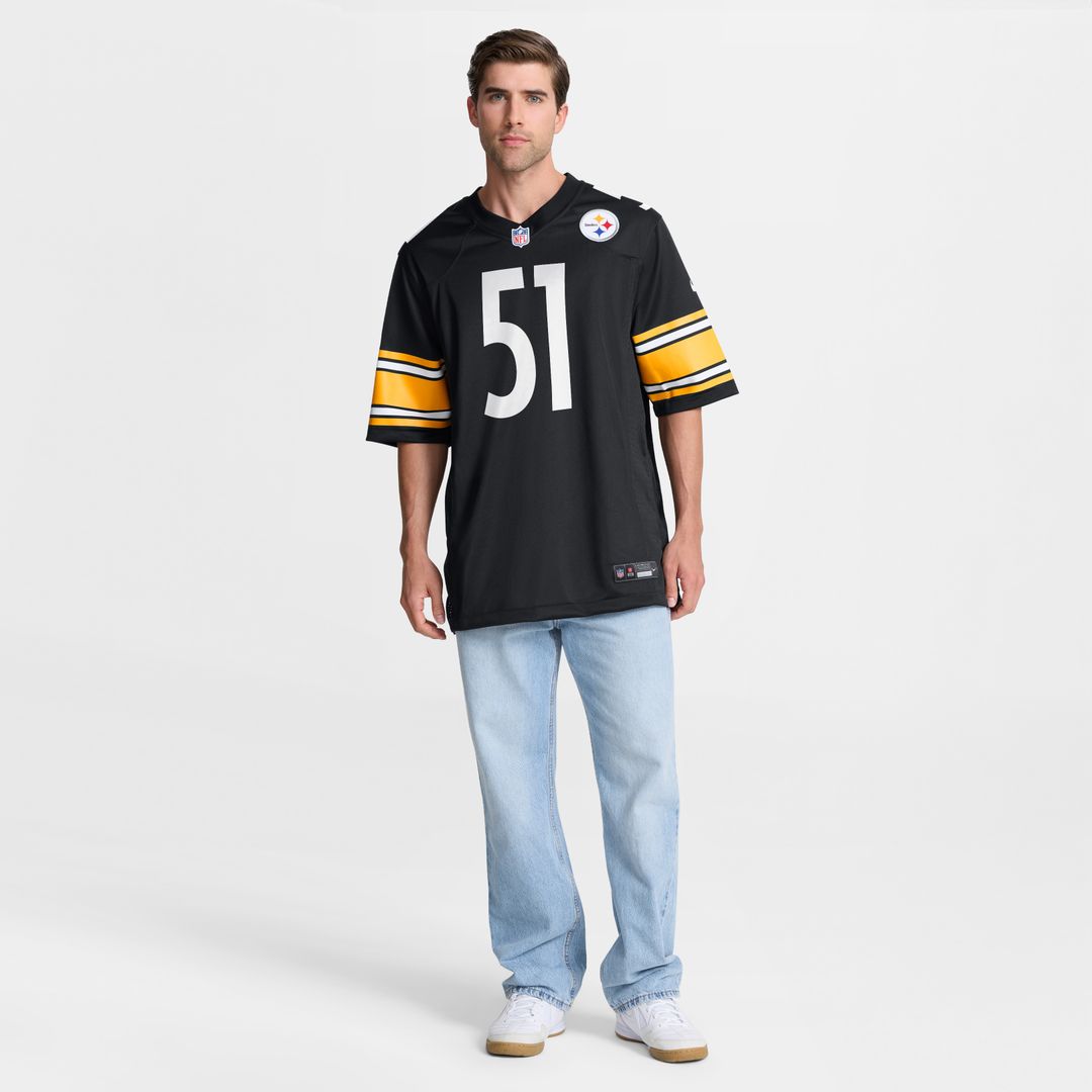 Nick Herbig Pittsburgh Steelers Nike  Game Jersey -  Black