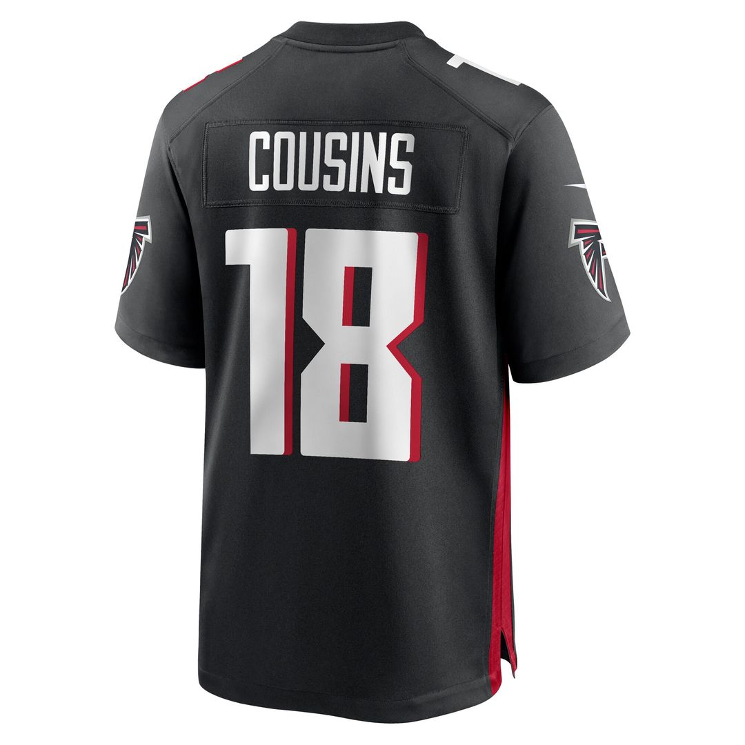 Kirk Cousins Atlanta Falcons Nike Youth Game Jersey - Black