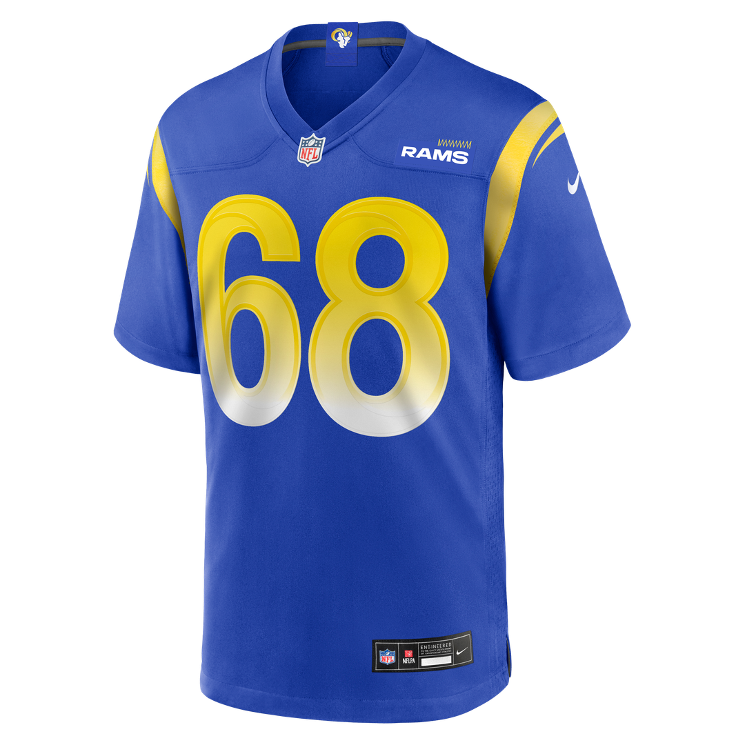 David Quessenberry Los Angeles Rams Nike Team Game Jersey -  Royal