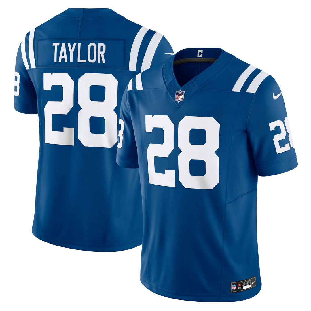 Jonathan Taylor Indianapolis Colts Nike Vapor F.U.S.E. Limited Jersey - Blue