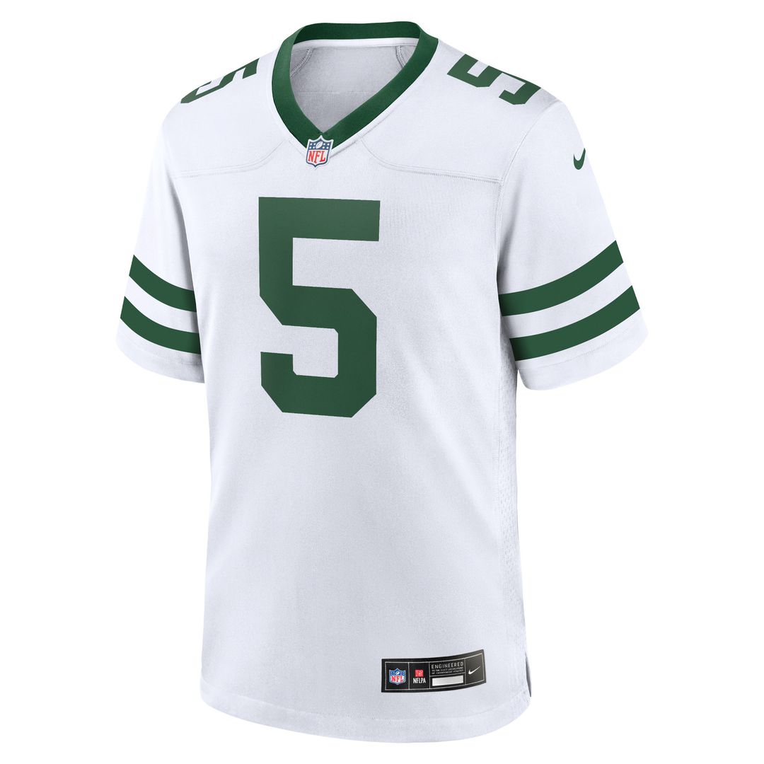 Garrett Wilson New York Jets Nike Alternate Game Jersey - Legacy Black