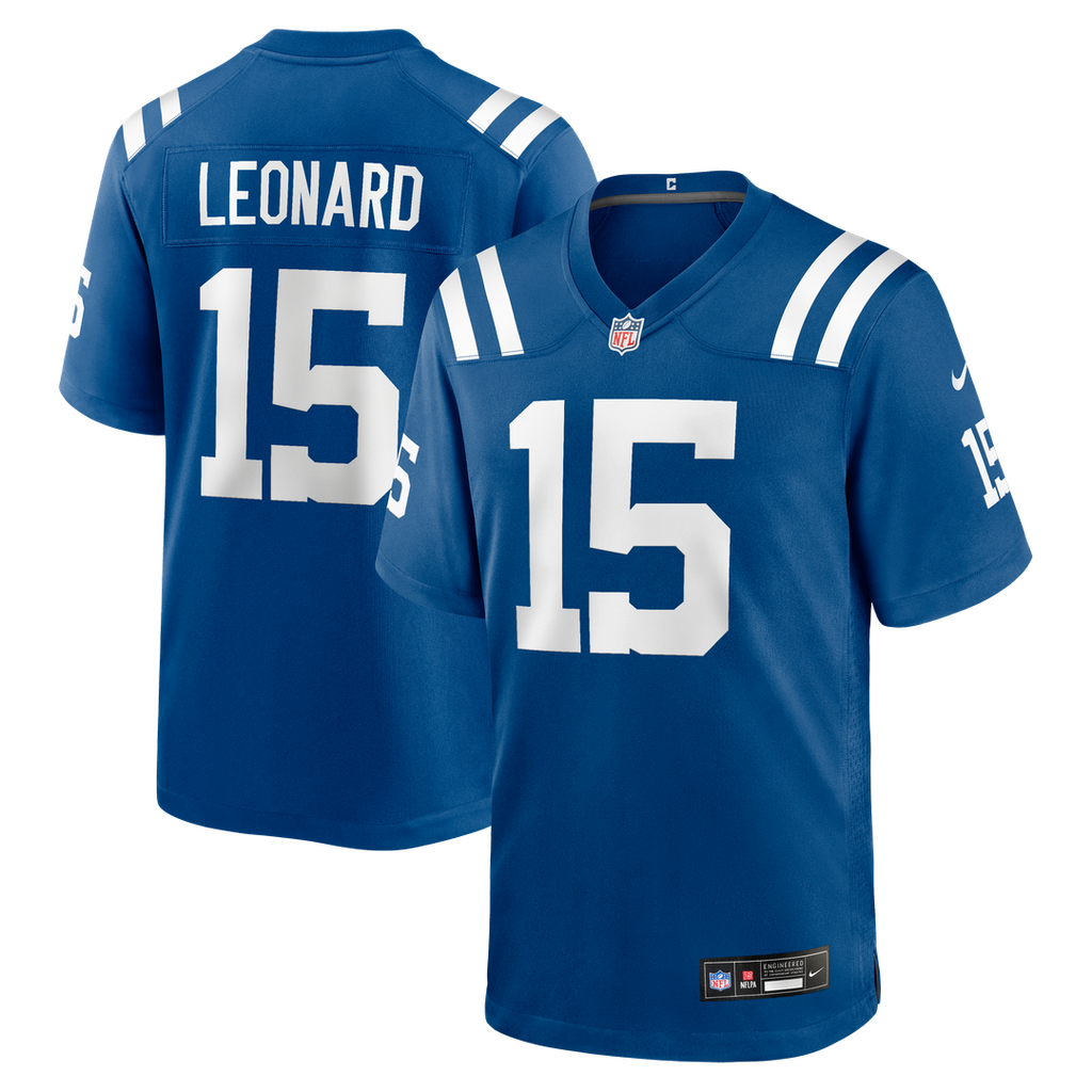 Riley Leonard Indianapolis Colts Nike Team Game Jersey -  Royal
