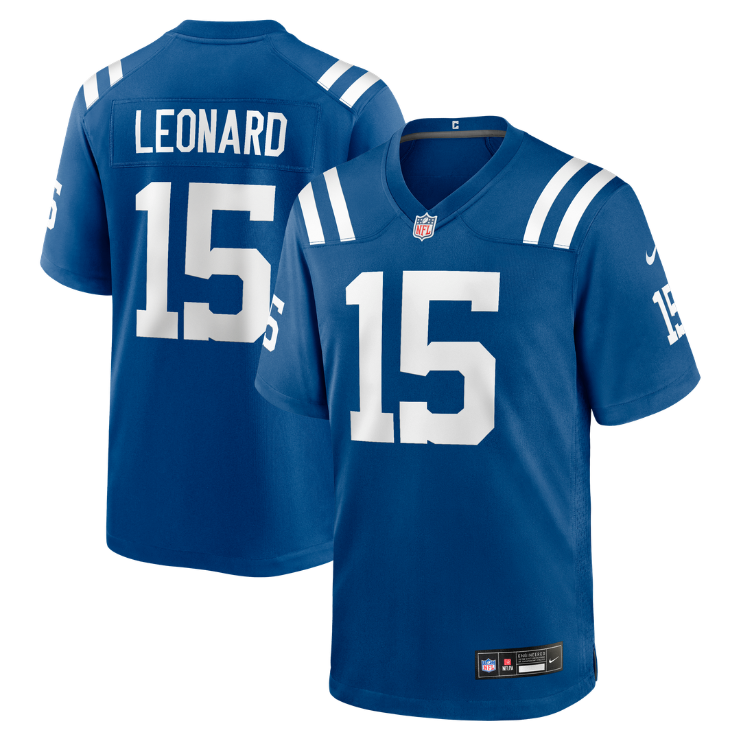 Riley Leonard Indianapolis Colts Nike Team Game Jersey -  Royal