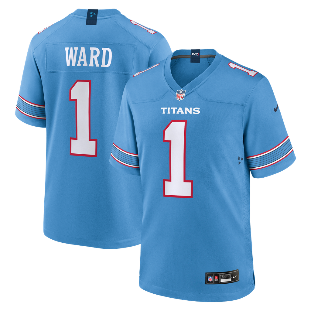 Cameron Ward Tennessee Titans Nike Game Jersey - Light Blue