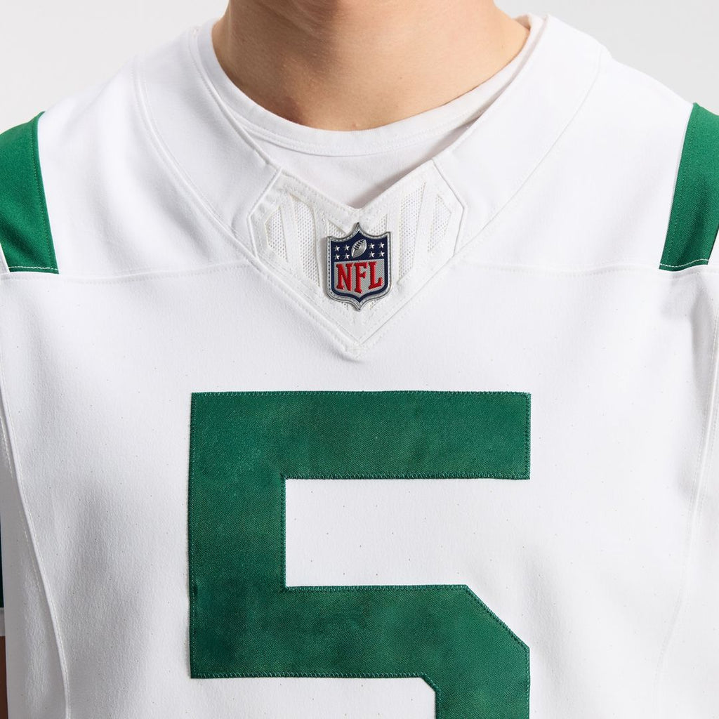 Garrett Wilson New York Jets Nike Classic Alternate Vapor F.U.S.E. Elite Jersey - White