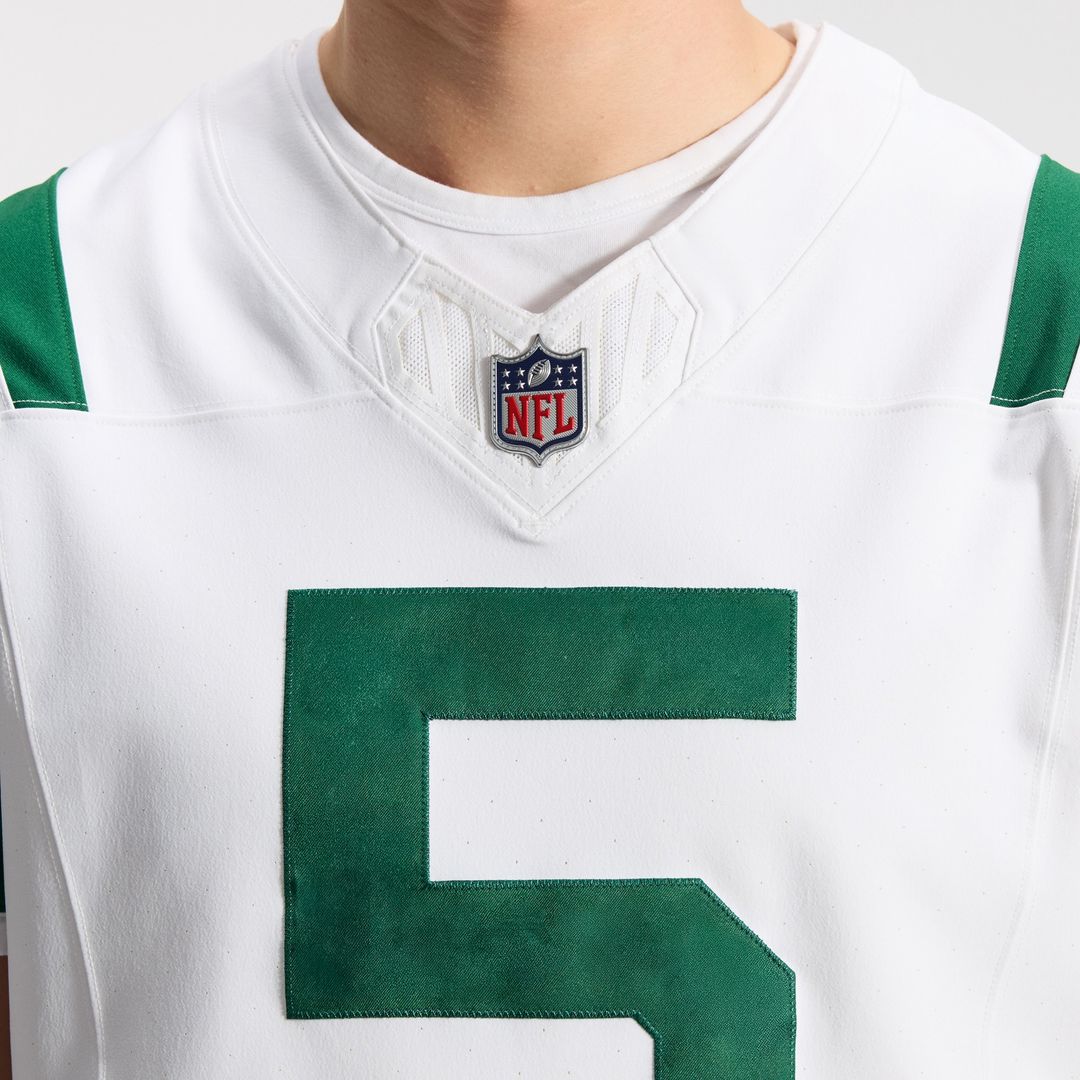 Garrett Wilson New York Jets Nike Classic Alternate Vapor F.U.S.E. Elite Jersey - White