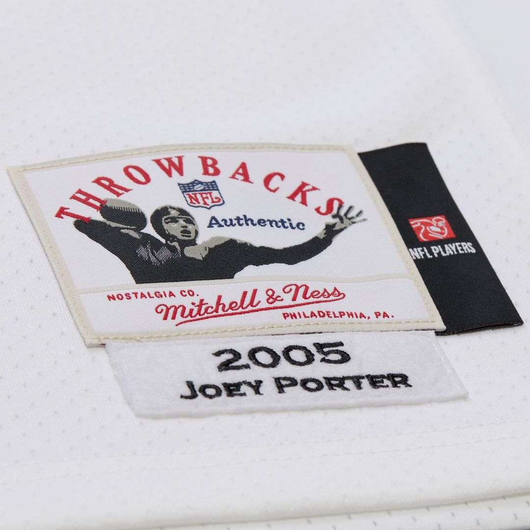 Joey Porter Pittsburgh Steelers Mitchell & Ness 2005 Authentic Throwback Retired Player Jersey - White