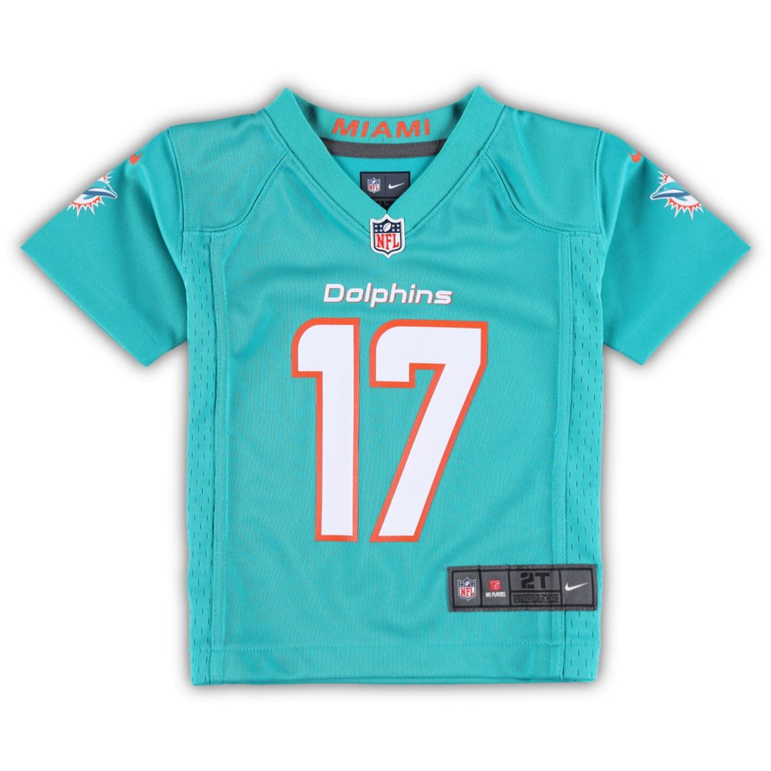 Jaylen Waddle Miami Dolphins Nike Toddler Game Jersey - Aqua