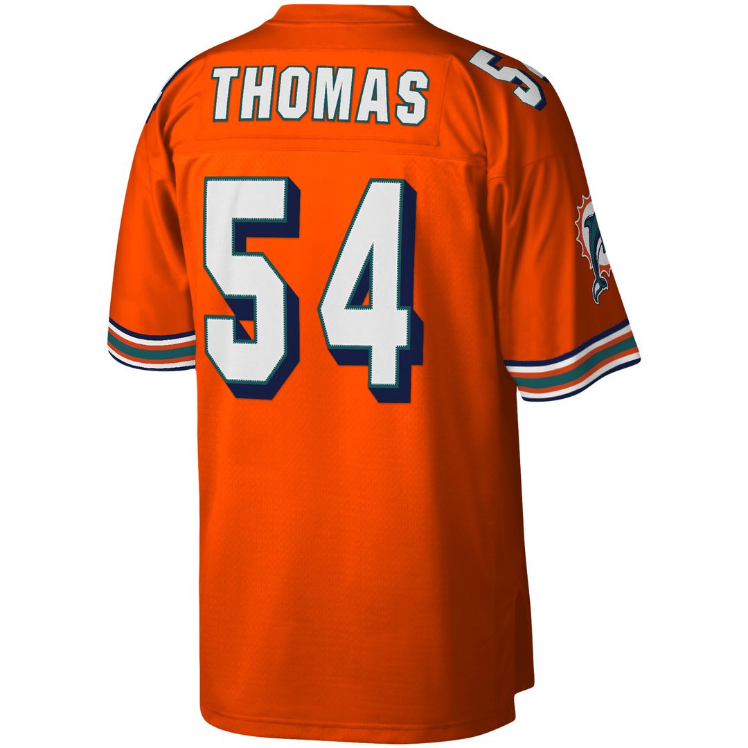 Zach Thomas Miami Dolphins Mitchell & Ness Legacy Replica Jersey - Aqua