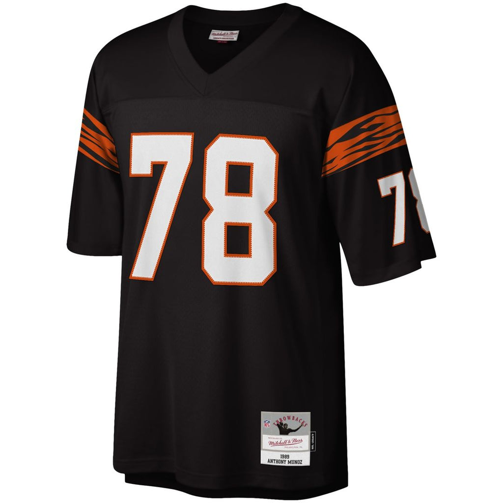 Anthony Muñoz Cincinnati Bengals Mitchell & Ness Legacy Replica Jersey - Black