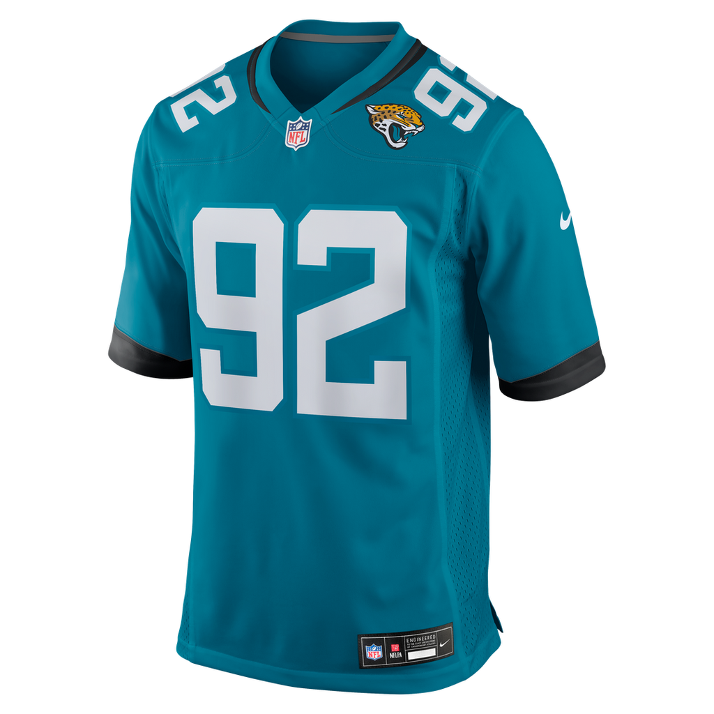 Danny Striggow Jacksonville Jaguars Nike Team Game Jersey -  Teal