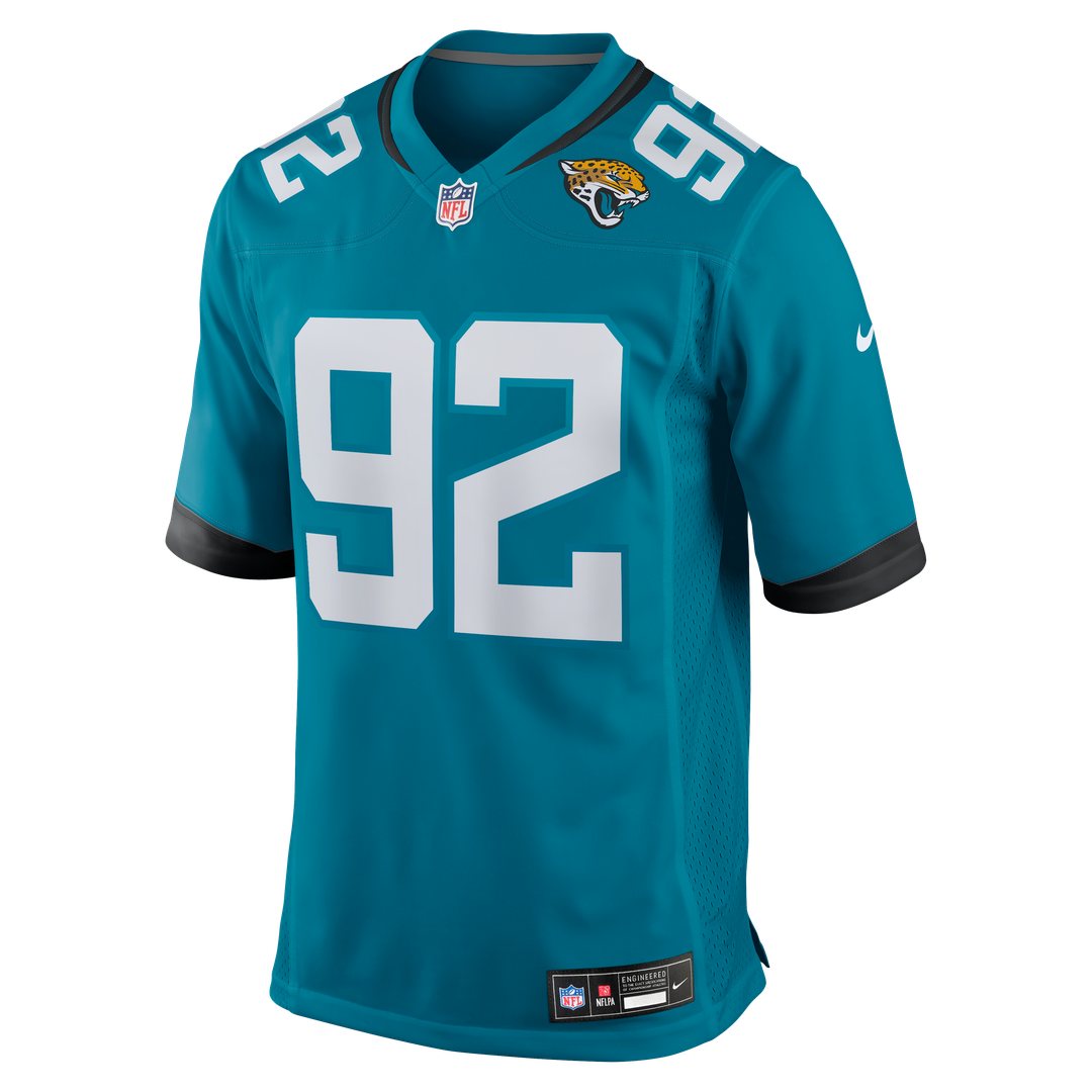 Danny Striggow Jacksonville Jaguars Nike Team Game Jersey -  Teal
