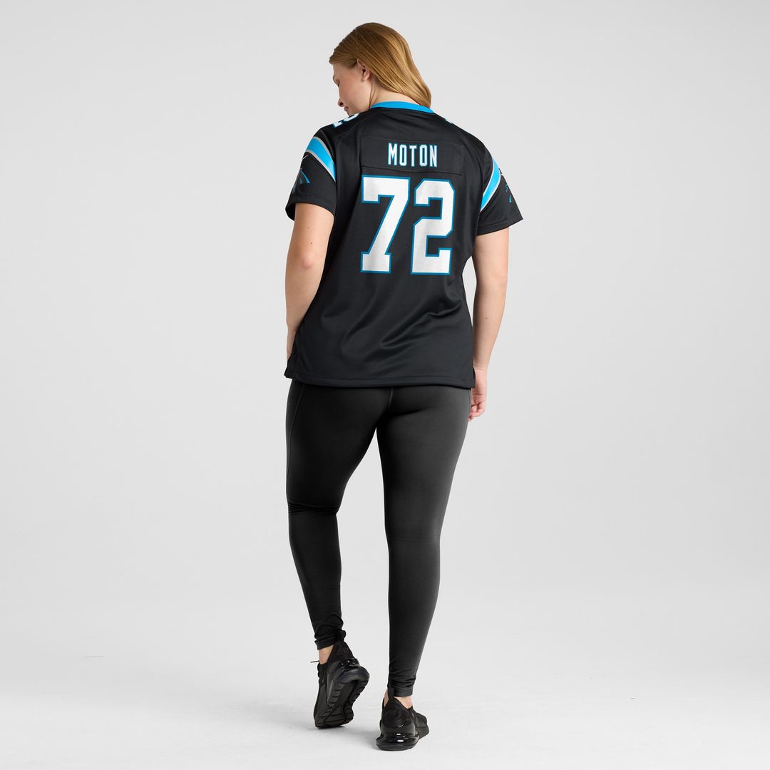Taylor Moton Carolina Panthers Nike Women's Team Game Jersey - Black