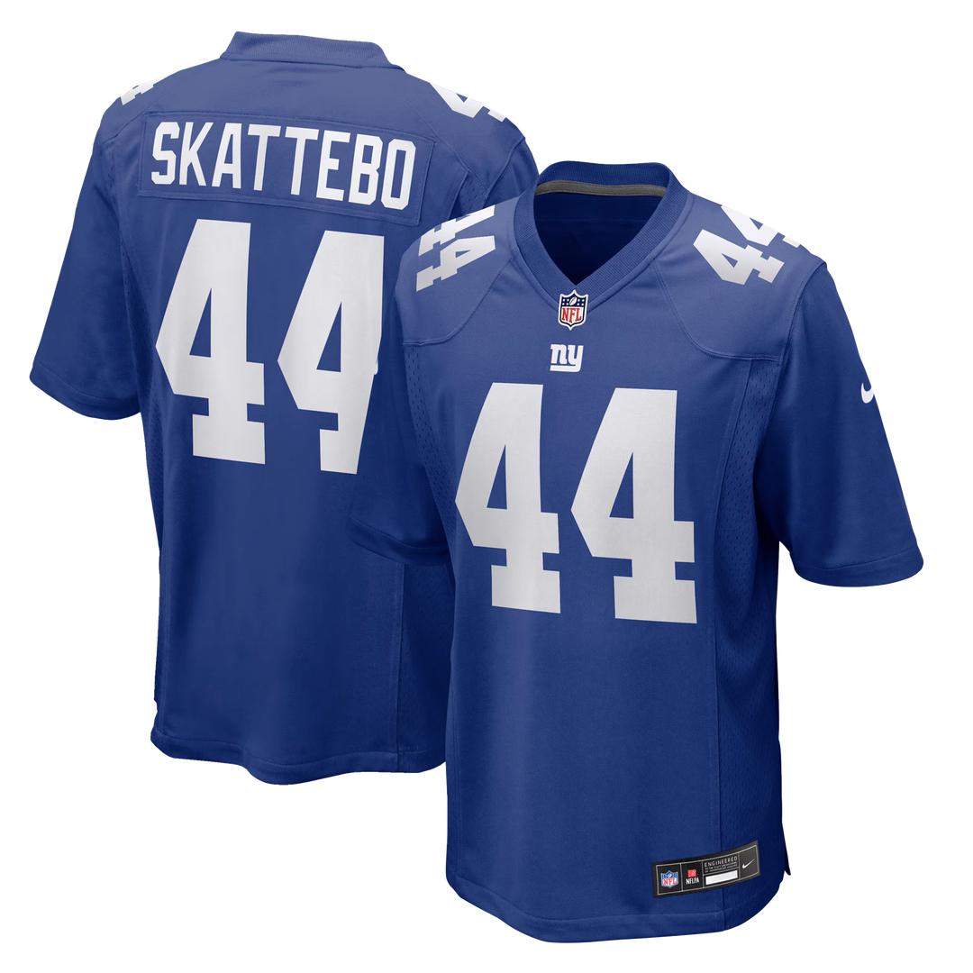 Cam Skattebo New York Giants Nike Team Game Player Jersey - Royal