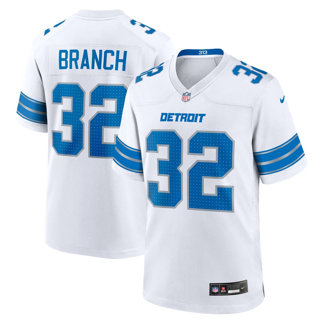 Brian Branch Detroit Lions Nike Game Jersey - Blue