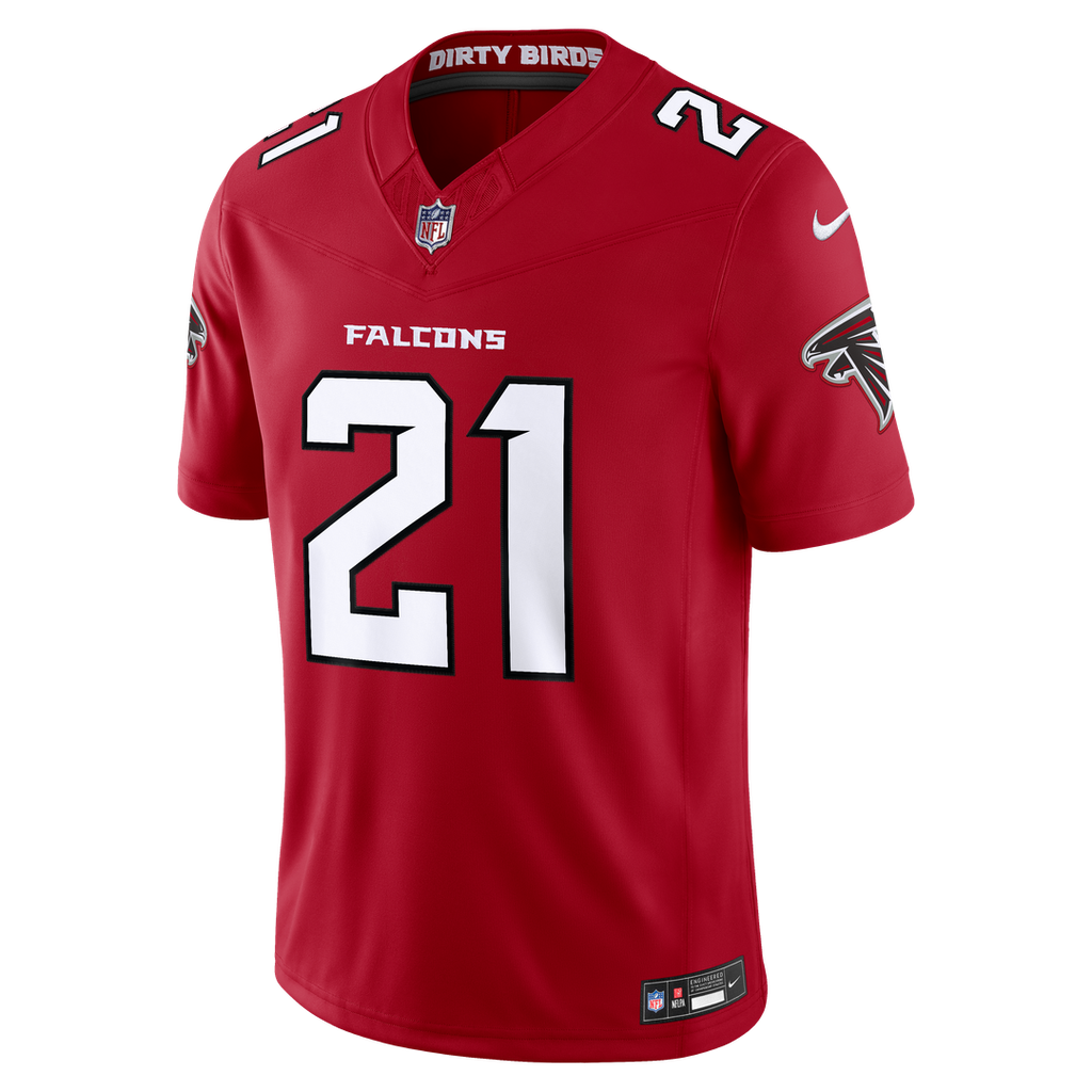 Deion Sanders Atlanta Falcons Nike Vapor F.U.S.E. Stitched Retired Limited Jersey - Red