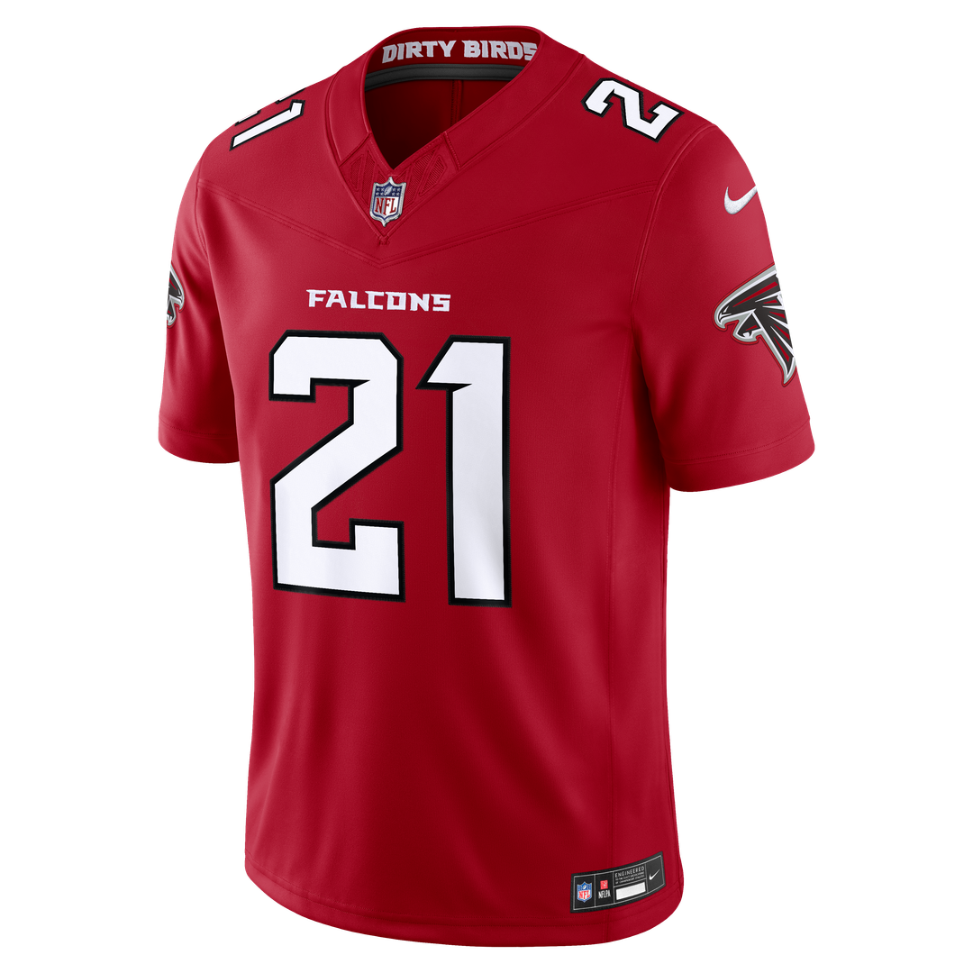 Deion Sanders Atlanta Falcons Nike Vapor F.U.S.E. Stitched Retired Limited Jersey - Red