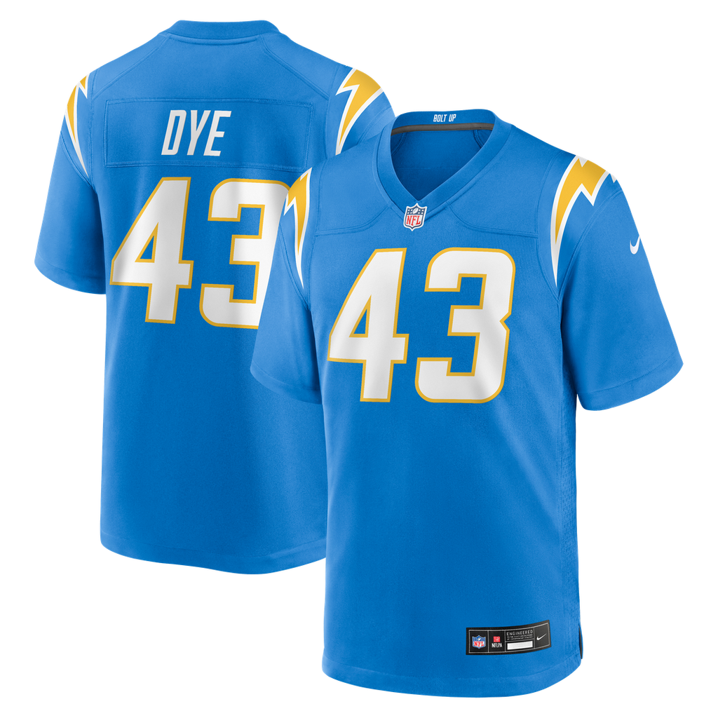 Troy Dye Los Angeles Chargers Nike  Game Jersey -  Powder Blue